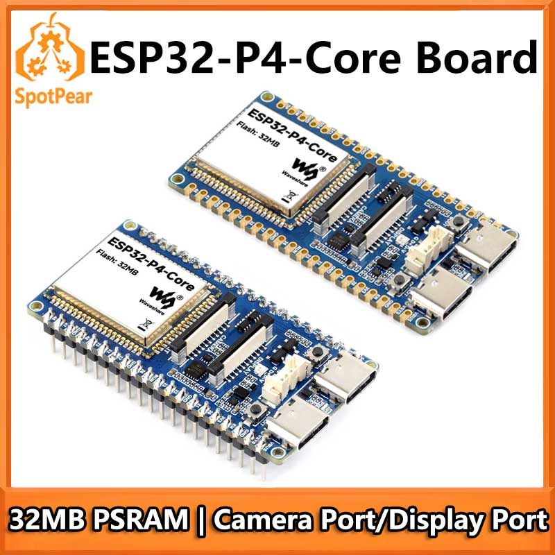 Esp32 P4 - لوحة ESP32-P4-Core مع ذاكرة PSRAM سعة