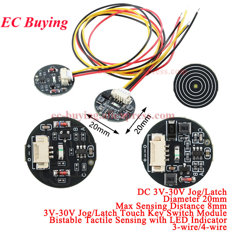 Esp32 Devkit - 1 قطعة-10 قطعة زر اللمس التبديل