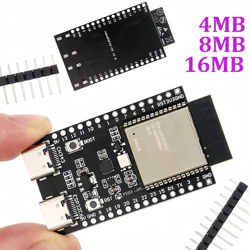 لوحة تطوير ESP32-C6-N4/N8/N16، - مراجعة Esp32 C6 وسعره