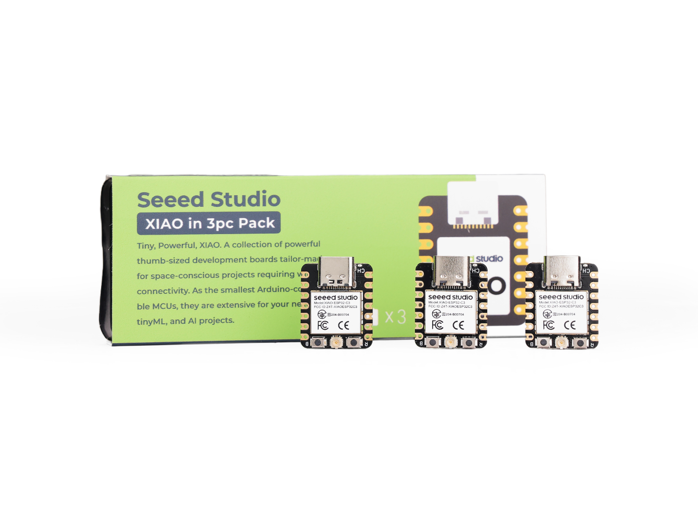 3 قطعة حزمة XIAO ESP32C3 لوحة  - مراجعة Esp32 Development Board وسعره