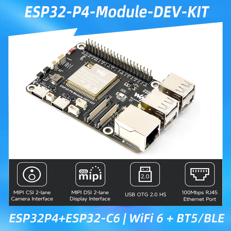 لوحة تطوير ESP32-P4 + ESP32-C6 - مراجعة Esp32 C6 وسعره