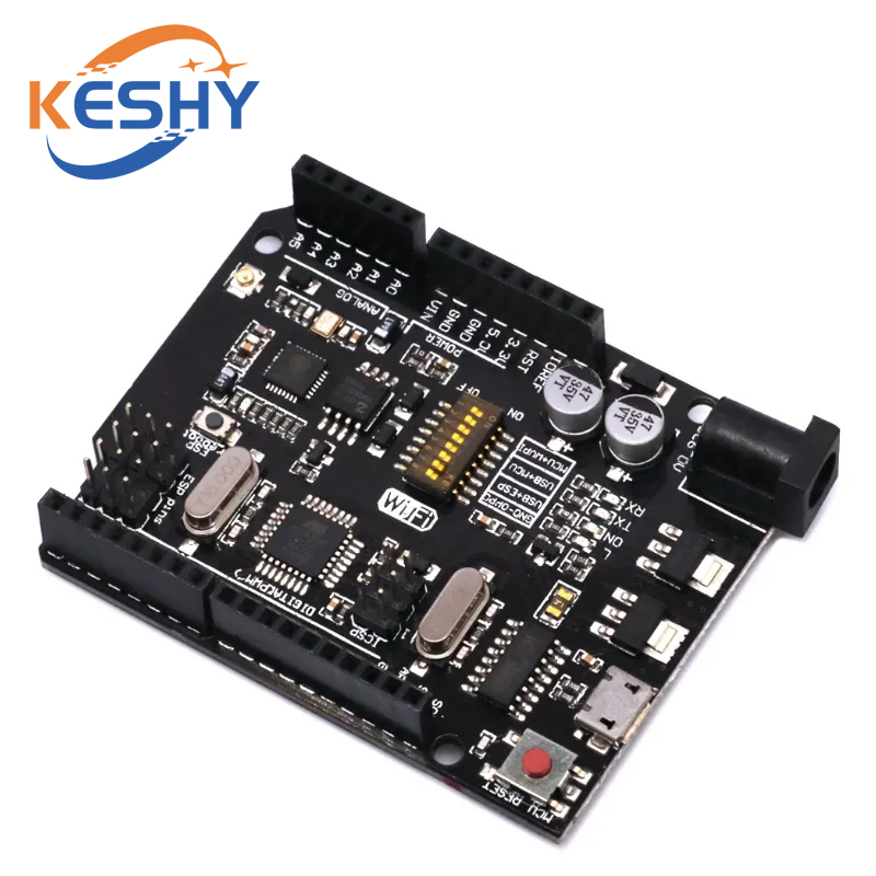 UNO + WiFi R3 ATmega328P + ESP - مراجعة Esp8266 Nodemcu وسعره